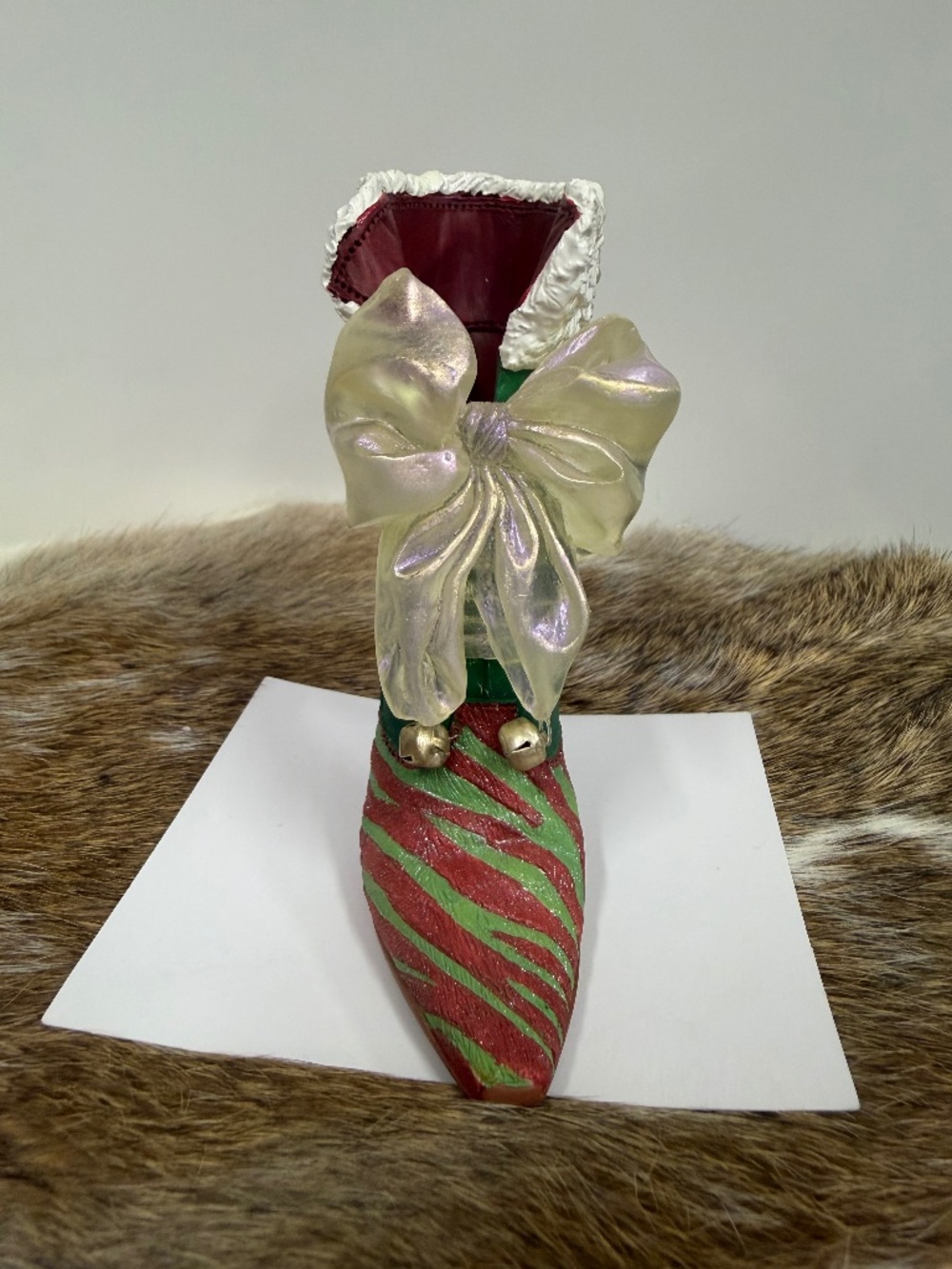 Just The Right Shoe Figurine- Christmas Eve Ball Boot- EJ312